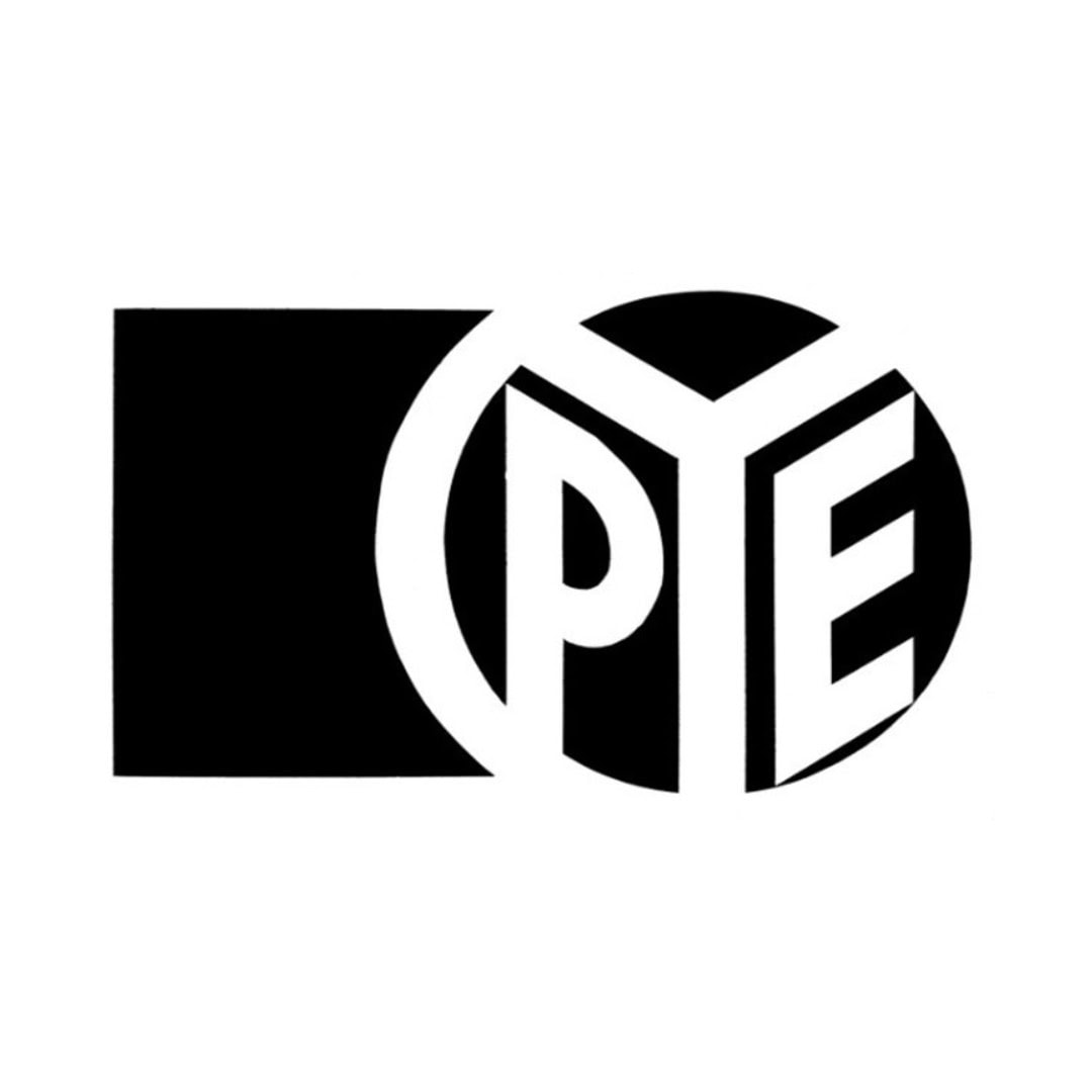 PE logo in black and white, representing partnership, professionalism, and financial expertise for GMS Accountants.