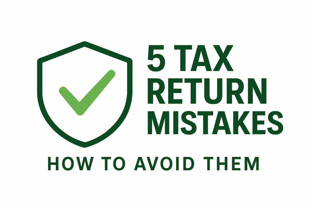 5 Tax Return Mistakes